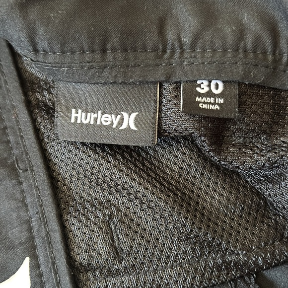 NEW! Hurley Phantom Black Shorts- Size 30 - Picture 2 of 5